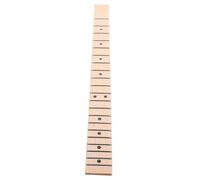 Abaodam Fret Maple Wood Electric Guitar Neck Replacement with Black Dot Fingerboard Folk Guitar Fretboard Spare Part for Easy Installation and Performance
