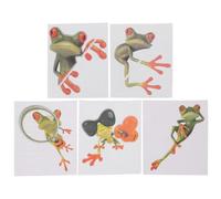 Abaodam Frogs Shape Decal Self-Adhesive Car Stickers Waterproof Reflective for Car Body Side Color