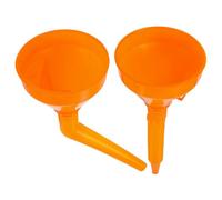Abaodam Funnels Portable Car for Plastic 2pcs Motorcycle Multi-functional and Engine Oil Refilling, Design for Outdoor Driving and Emergency Situations