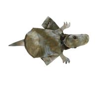 Abaodam Funny Dinosaur Pet Hoodie Warm Plush Coat for Puppies Kittens Cute Halloween Cosplay Costume Engaging Outfit for Playful Dogs Cats