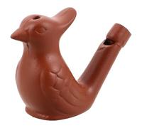 Abaodam Funny Purple Clay Water Bird Call Whistle Peacock Shape Pottery Noise Maker for Outdoor Parties and ’S Play