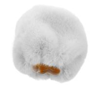 Abaodam Furry Windscreen for Microphone Pop Filter Cover for Indoor Outdoor Use Lightweight Washable Design Noise Reduction for Audio Fits Mics White
