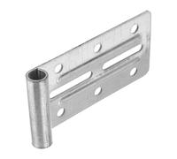 Abaodam Garage Door Top Bracket Silver Finish with Strong Structure and Wide Compatibility Iron Hinge Replacement Part for Residential Doors