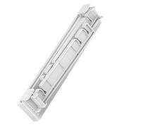 Abaodam Garbage Bag Holder Trash Bag Holder Rack Foldable Mouth Support Design White Abs Simple Stylish Wall-Mounted Stand