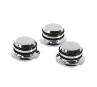 Abaodam GD114 Silver Guitar Knob Set Volume Control Knobs Hat Design for Guitar Bass Easy to Install