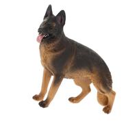 Abaodam German Shepherd Dog Model Miniature Figurine Shepherd for Educational Play and Collectible Dollhouse Animal Accessory