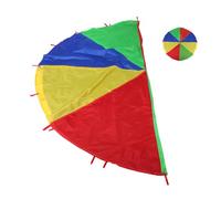 Abaodam Giant Parachute for Cooperative Game for Outdoor Activities Enhances Teamwork and Sensory Skills for Preschool Learning and Parties