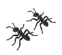 Abaodam Giant Realistic Ant Insect Figures for Outdoor Garden Decoration, 2pcs Big Plastic Ants Prank Toys for Lawn and Yard Party Ornaments