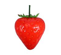 Abaodam Giant Strawberries Artificial Fruit Decoration Made of Wear-resistant Foam in Realistic Lifelike Style, for Home Decor and Parties with Extra Large Strawberry Shape