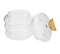 Abaodam Glass Candy Jar with Lid for Candy Buffet Holder and Kitchen Storage, High-end Design Glass Container Maintaining Freshness with Easy Sorting, for Home and Party Use