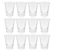 Abaodam Glass Communion Cup Set for Church Services, 12pcs Mini Chalice with Sturdy Construction, Fits Standard Communion Trays, Reusable Worship Cups for Family Gatherings