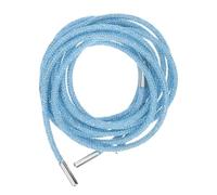 Abaodam Glitter Rhinestone Shoelace for Shoes 4mm Blue 140cm Pair | Glass and Fabric Build, Classic Decorative Style, Practical Flexible Wear Resistance, Blue Mesh Packed Crystals