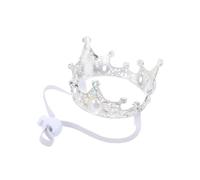 Abaodam Glittering Dog Princess Crown Hat with Adjustable Strap Birthday Party Pet Headband for Small to Dogs and Kittens Wedding and Seasonal Celebration Accessory Photoworthy Keepsake