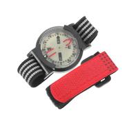 Abaodam Glow the Dark Dive Survival Compass Waterproof Lightweight Tpu Abs Material for Scuba Trip and Deepsea Dives with Adjustable Wrist Strap Suitable for Beginners and Professionals