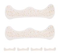 Abaodam Gold and Silver Foil Face Glitter Freckles 6 Sheets Waterproof Temporary Tattoos with Star Speckles for Christmas and Festival Makeup Women