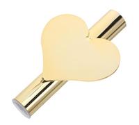 Abaodam Gold Heart Shaped Wall Mounted Flower Pot with Adhesive Metal Flower Arrangement Holder for Indoor Vase Display Space Saving Decorative Floral Holder for Living Room Bedroom