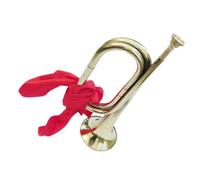 Abaodam Golden Bugle Trumpet Instrument with Rich and Powerful Tone, Easy to Handle Copper Beginner Trumpet for Bands and Performance Musical Use
