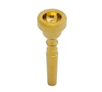 Abaodam Golden Copper Trumpet Mouthpiece 5c Size Practical and Decorative Brass Accessory with Elegant Antiqued Style for Concerts and Outdoor Dinners