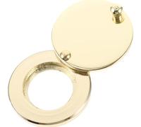 Abaodam Golden Metal Door Peephole Cover with Easy Installation and Privacy Protection, Decorative Door Viewer Protector for Apartment Essentials and Home Security