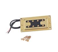 Abaodam Golden String Bass Pickups Noiseless Double Coil for Electric Guitar Replacement Excellent Workmanship Strong Magnification Includes Connecting Wires