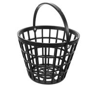 Abaodam Golf Ball Wear-resistant Plastic with Portable Handle Basket Large Capacity Golf Ball Storage Bucket for Outdoor Practice