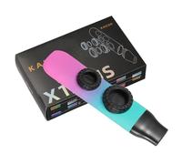 Abaodam Gradient Color Dual-hole Kazoo Adjustable High Low Tone Musical Instrument for Adults and Boys and Girls Portable Performance Kazoo Guitar Partner