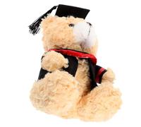 Abaodam Graduation Bear Plush Adorable Stuffed Animal with Graduation Hat Costume Graduates Safe Soft Plush Bear for Celebrating Accomplishments