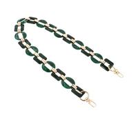 Abaodam Green Contrast Resin Chain for Handbag Purse Decoration Chunky Bag Strap Replacement 80Cm Retro Bag Accessory