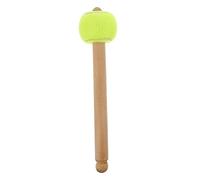 Abaodam Green Head Drum Stick Wood Handle Felt Tip Percussion Musical Instrument Accessories for Snare Drum Stick Silent Tips