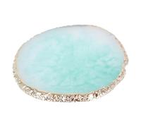 Abaodam Green Resin Nail Paint Mixing Board for Nail Art Lovers and Professional Manicure People Featuring Displaying Pieces and Colour Mixing for Beauty Salon and Holiday Events