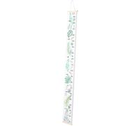 Abaodam Growth Chart Wall Hanging Ruler for Height Measurement, Wooden Height Chart with Removable Design, Nursery Room Decor Featuring Monstera Leaf for Boys