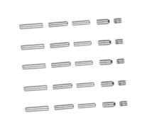 Abaodam Guitar Bridge Screws 25pcs Hexagon Screws for Bass Guitar Bridge Saddle Height Adjustment M3x12mm/m3x10mm/m3x8mm/m3x6mm/m3x4mm