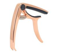 Abaodam Guitar Capo Spring Loaded Capo for Acoustic Electric and Classical Guitars for Beginners and Professionals Rose Gold Color