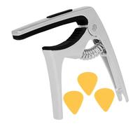 Abaodam Guitar Capos for Electric and Acoustic Metal Clamp Capo Spring Tension Guitar Tuning Clip