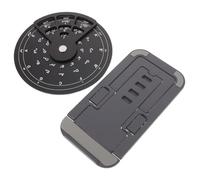 Abaodam Guitar Circle of Fifths Wheel Aluminum Music Theory Disc with Rotatable Knob for Guitar Practice and Chord Progressions for Learning and Improvisation