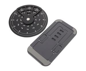 Abaodam Guitar Circle of Fifths Wheel Aluminum Music Theory Disc with Rotatable Knob for Guitar Practice and Chord Progressions for Learning and Improvisation