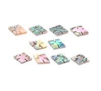 Abaodam Guitar Fret Markers Acoustic Guitar Markers Square Dots Stickers 10 Pack