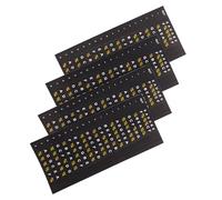Abaodam Guitar Fretboard Stickers Learning Chords and Scales 4pcs Pvc Material, Versatile Compatibility and Sturdy Design for Acoustic and Electric Guitar for Beginners and Students
