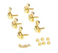 Abaodam Guitar Machine Heads in Line Vintage Style Tuning Pegs for Electric Guitar Rl Gold Tuning Keys for String Instruments