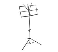 Abaodam Guitar Music Stand Tripod Sheet Music Stand for Keyboard Black Folding Table