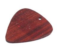 Abaodam Guitar Pick Pendant Brazilian Cherry Portable Bass Pick Fingertip Guard Loud Sound Smooth Surface for Necklaces
