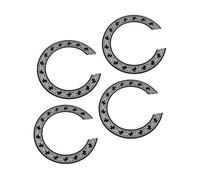 Abaodam Guitar Rosette Decal 4pcs 94MM Diameter Thin Adhesive Sound Hole Decoration Stickers for Acoustic Classical Guitar