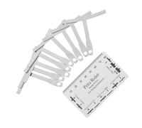 Abaodam Guitar String Action Ruler and Radius Gauge Measuring Tool Set for Guitar Bass Repair Setup Maintenance Accessories Kit