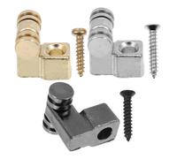 Abaodam Guitar String Retainer Electric Guitar Metal String Trees Headstock Roller Replacement Metal Material