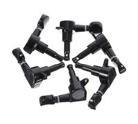 Abaodam Guitar String Tuning Pegs 6pcs Set Easy Install Guitar Tuners Machine Heads for Acoustic Guitars