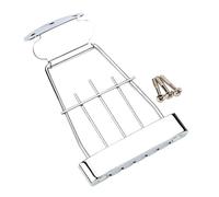 Abaodam Guitar Tailpiece String Board Replacement Part for Jazz Guitar String Tailpiece Bridge