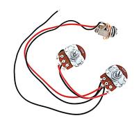 Abaodam Guitar Wiring Harness for Bass Line Pots Essential Guitar Supplies for Musician Equipment Setup