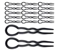 Abaodam Hair Accessories 30pcs U Shaped Plastic Hair Pins Spiral Twist Clips for Ladies Versatile Use in Parties and Daily Life
