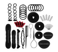 Abaodam Hair Styling Tool Set for Hairdressers and Cosmetology School Students 13pcs Hair Bun Maker and Braiding Tool, Create Different Sized Buns for Women