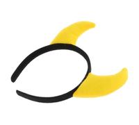 Abaodam Halloween Devil Horns Headband for Women Men, Yellow